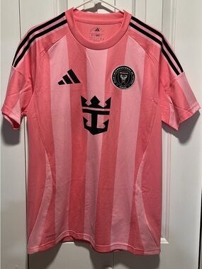 (LIGHTLY USED) Adidas Inter Miami Messi #10 Fan Version Jersey - Size Large